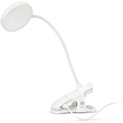 Tchibo - LED-Akku-Klemmleuchte - 5,5x12x28cm - weiss - Tchibo - LED-Akku-Klemmleuchte - 5,5x12x28cm - weiss -