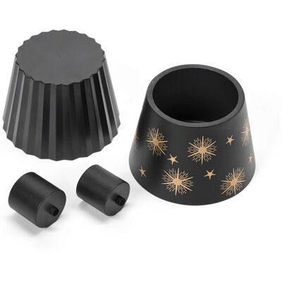 Tchibo - LED-Flaschenleuchte mit Wechselschirm - schwarz Tchibo - LED-Flaschenleuchte mit Wechselschirm - schwarz