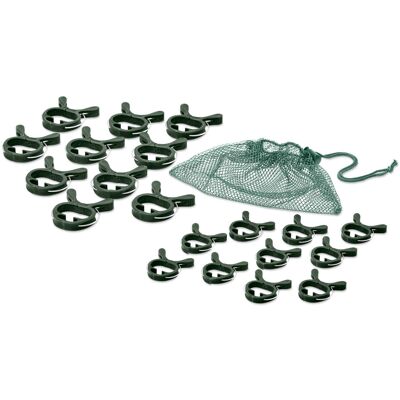 Tchibo - 20 Pflanzenclips - dunkelgrün Tchibo - 20 Pflanzenclips - dunkelgrün