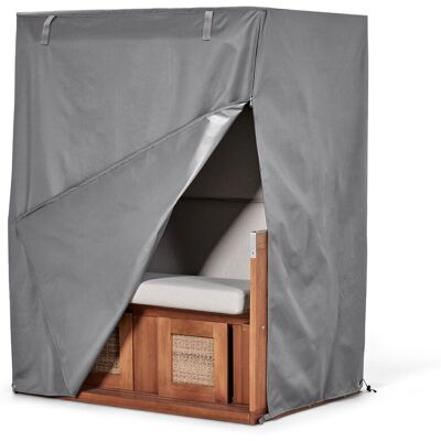 Tchibo - Premium-Abdeckhaube für Strandkorb XXL - 143x92x173cm - grau - Tchibo - Premium-Abdeckhaube für Strandkorb XXL - 143x92x173cm - grau -