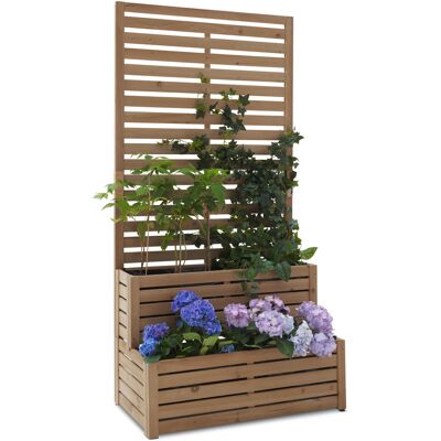 Tchibo - 2-in-1-Sichtschutz-Pflanztreppe - 90x50x180cm - schwarz - Tchibo - 2-in-1-Sichtschutz-Pflanztreppe - 90x50x180cm - schwarz -