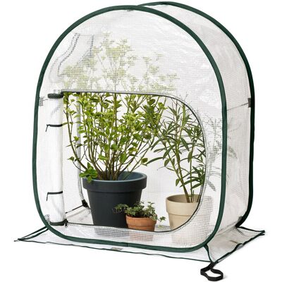 Tchibo - Schmales Pup-Up Pflanzenschutzzelt - 100x50x120cm - dunkelgrün - Tchibo - Schmales Pup-Up Pflanzenschutzzelt - 100x50x120cm - dunkelgrün -
