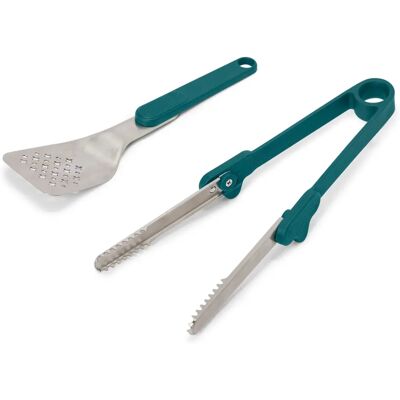 Tchibo - 2 faltbare Küchenhelfer - silber Tchibo - 2 faltbare Küchenhelfer - silber