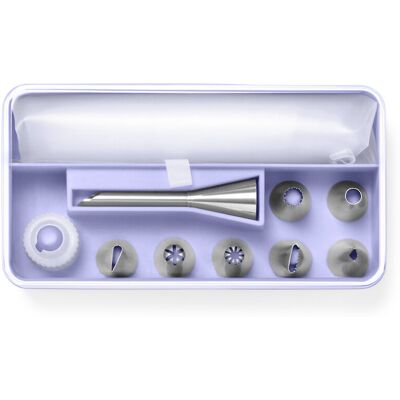 Tchibo - Spritztüllen-Set - silber Tchibo - Spritztüllen-Set - silber