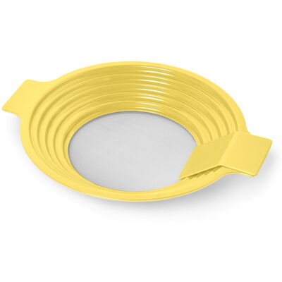 Tchibo - 2-in-1: Mehl- und Passiersieb - gelb Tchibo - 2-in-1: Mehl- und Passiersieb - gelb