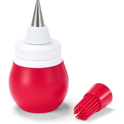 Tchibo - 2-in-1-Dekorierflasche - silber Tchibo - 2-in-1-Dekorierflasche - silber