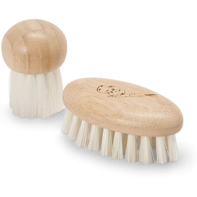 Tchibo - 2 Gemüsebürsten - naturfarben Tchibo - 2 Gemüsebürsten - naturfarben