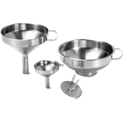 Tchibo - Edelstahltrichter-Set - silber Tchibo - Edelstahltrichter-Set - silber