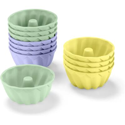 Tchibo - 12 Mini-Gugelhupfformen - lila Tchibo - 12 Mini-Gugelhupfformen - lila