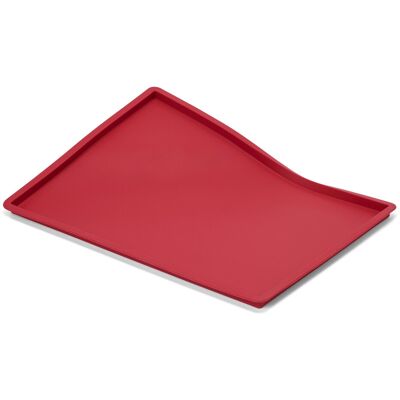 Tchibo - Dauerbackmatte mit Rand - rot Tchibo - Dauerbackmatte mit Rand - rot