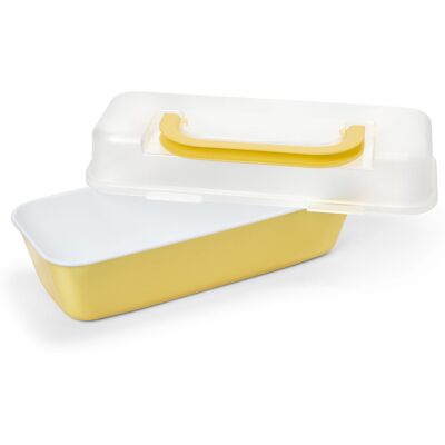 Tchibo - Kastenform mit Transportdeckel - weiss Tchibo - Kastenform mit Transportdeckel - weiss