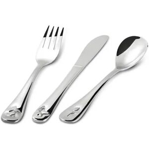 Kinder-Besteck-Set - Tchibo - Silber Stahl   unisex