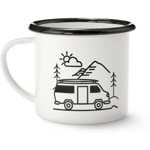 Tchibo - Emaille-Kaffeebecher - schwarz Tchibo - Emaille-Kaffeebecher - schwarz