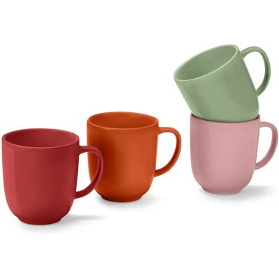 Tchibo - 4 Trinkbecher - orange Tchibo - 4 Trinkbecher - orange