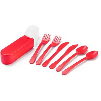 Tchibo - Picknick-Besteck - weiss - Picknick Besteck Set Tchibo - Picknick-Besteck - weiss - Picknick Besteck Set