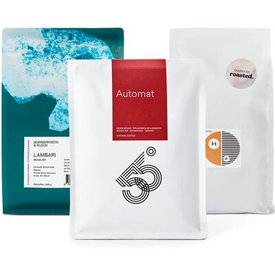 Tchibo - Espresso Probierset Rundreise Südamerika - 3x1kg WB Tchibo - Espresso Probierset Rundreise Südamerika - 3x1kg WB