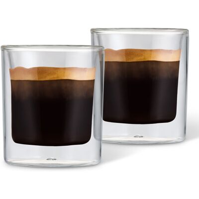 Tchibo - 2 Doppelwandige Espresso Gläser - transparent Tchibo - 2 Doppelwandige Espresso Gläser - transparent