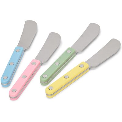 Tchibo - 4 Buttermesser - silber Tchibo - 4 Buttermesser - silber