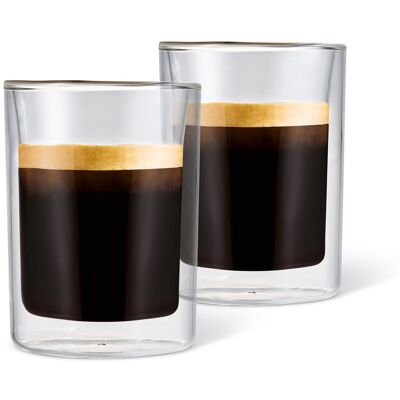 Tchibo - 2 Doppelwandige Caffè Crema Gläser - transparent Tchibo - 2 Doppelwandige Caffè Crema Gläser - transparent