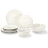 10-teiliges Geschirr-Set - Tchibo - Creme Porzellan   unisex