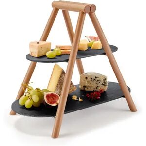 Etagere - Tchibo - Schwarz Holz   unisex