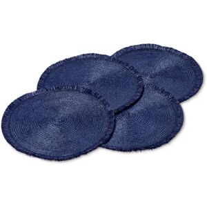 4 Platzsets - Tchibo - Blau Polyester   unisex