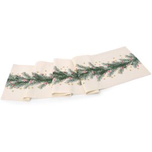 Tchibo Modell - Weihnachtlicher Print Tischläufer - Weiß Tchibo Modell - Weihnachtlicher Print Tischläufer - Weiß