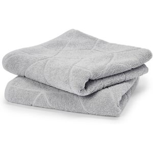 Tchibo - 2 Jacquard-Handtücher - grau Tchibo - 2 Jacquard-Handtücher - grau