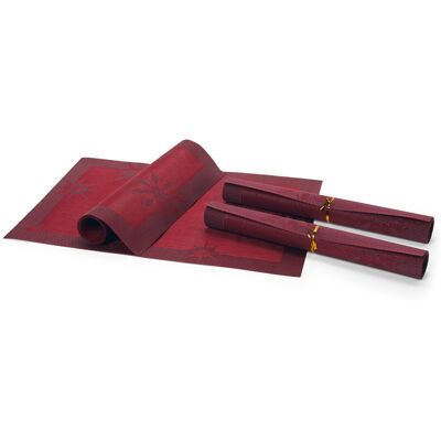 Tchibo - 4 Platzsets - rot Tchibo - 4 Platzsets - rot