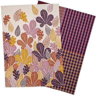 Tchibo - 2 Jacquard-Geschirrtücher - gelb Tchibo - 2 Jacquard-Geschirrtücher - gelb
