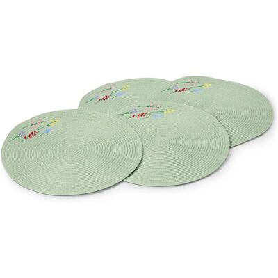 Tchibo - 4 Platzsets - grün Tchibo - 4 Platzsets - grün