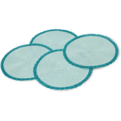 Tchibo - 4 Platzsets - türkis Tchibo - 4 Platzsets - türkis
