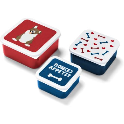 Tchibo - 3 Snackdosen - weiss Tchibo - 3 Snackdosen - weiss