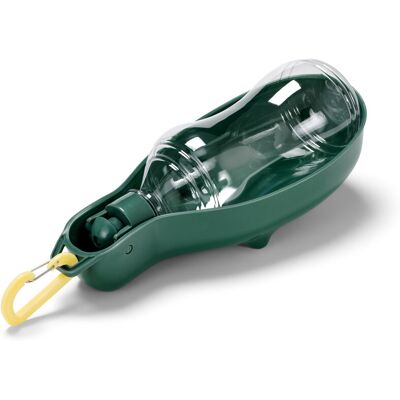 Tchibo - Hundetrinkflasche - olivgrün - integrierte Schale Tchibo - Hundetrinkflasche - olivgrün - integrierte Schale