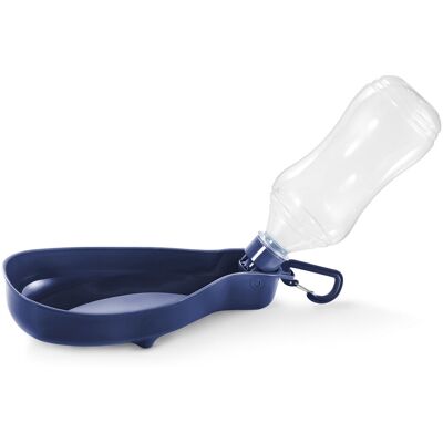 Tchibo - Hunde-Trinkflasche mit integrierter Trinkschale - blau Tchibo - Hunde-Trinkflasche mit integrierter Trinkschale - blau