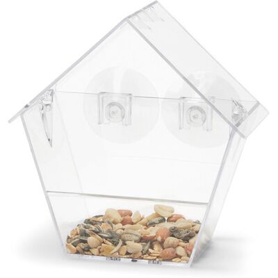 Tchibo - Fenster-Vogelfutterhaus - transparent Tchibo - Fenster-Vogelfutterhaus - transparent