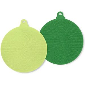 2 Silikon-Abwaschpads - Tchibo - Hellgrün Silikon 1x  unisex