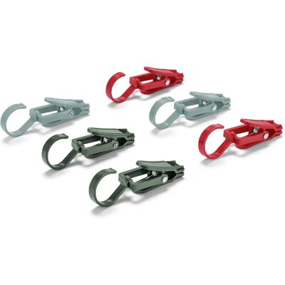 Tchibo - 6 Outdoor-Clips - mintgrün Tchibo - 6 Outdoor-Clips - mintgrün