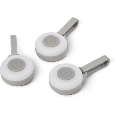Tchibo - 3 LED-Anhänger - grau Tchibo - 3 LED-Anhänger - grau