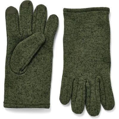 Tchibo - Strickfleece-Handschuhe - Unisex - Gr. 8,5 - khaki Tchibo - Strickfleece-Handschuhe - Unisex - Gr. 8,5 - khaki