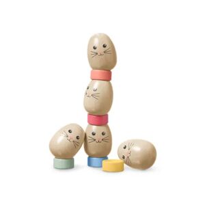 Tchibo - Eier-Stapelspiel - Mehrfarbig -Kinder - 100% Baumwolle Baumwolle   unisex