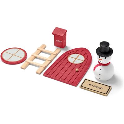 Tchibo - Wichteltür-Set - dunkelrot Tchibo - Wichteltür-Set - dunkelrot