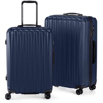 Tchibo - Hartschalen-Koffer-Set - dunkelblau Tchibo - Hartschalen-Koffer-Set - dunkelblau