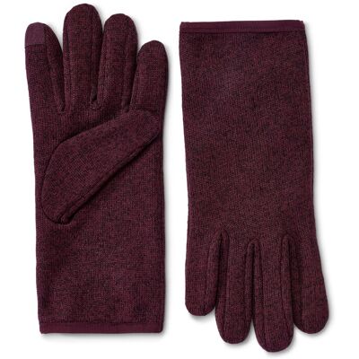 Tchibo - Strickfleece-Handschuhe - Unisex - Gr. 9,5 - bordeaux Tchibo - Strickfleece-Handschuhe - Unisex - Gr. 9,5 - bordeaux