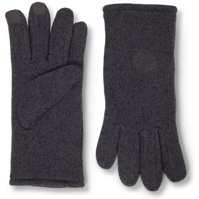 Tchibo - Strickfleece-Handschuhe - Unisex - Gr. 7,5 - anthrazit Tchibo - Strickfleece-Handschuhe - Unisex - Gr. 7,5 - anthrazit