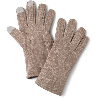 Tchibo - Strickfleece-Handschuhe - Unisex - Gr. 9,5 - braun Tchibo - Strickfleece-Handschuhe - Unisex - Gr. 9,5 - braun