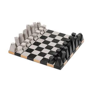 Tchibo - Design-Schachspiel - Schwarz -Kinder Holz   unisex