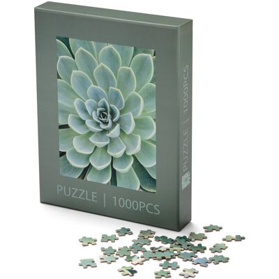 Tchibo - Puzzle »Sukkulente« - dunkelgrün Tchibo - Puzzle »Sukkulente« - dunkelgrün