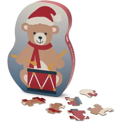 Tchibo - Kinder-Puzzle »Weihnachtsbär« - mehrfarbig Tchibo - Kinder-Puzzle »Weihnachtsbär« - mehrfarbig
