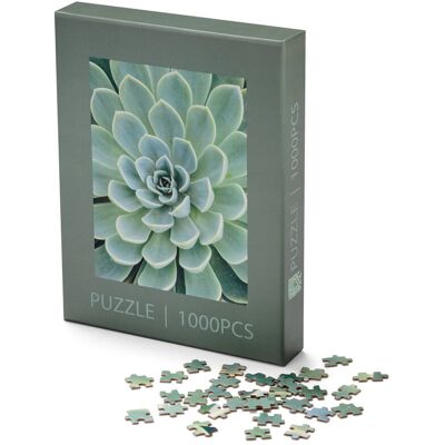 Tchibo - Puzzle »Sukkulente« - dunkelgrün Tchibo - Puzzle »Sukkulente« - dunkelgrün